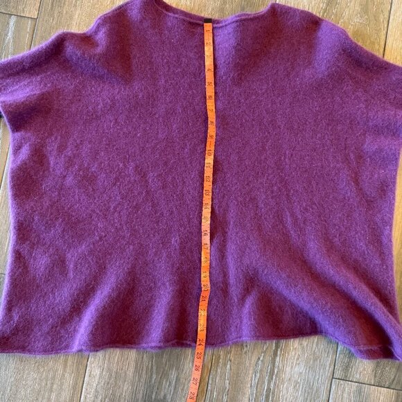 Hume Sweet Hume maroon Ripple  wool Midi sweater size One size - Picture 7 of 10